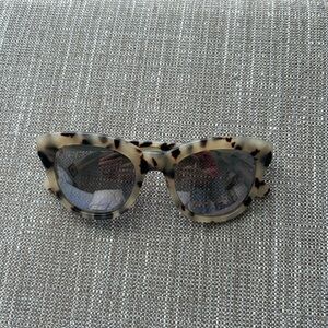 J.Crew Cabana oversized Beige Tort Sunglasses